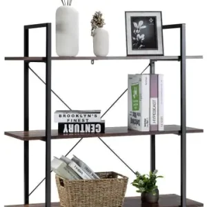 COSTWAY 3 stufiges Bücherregal in Braun günstig kaufen | limango Schneller Versand