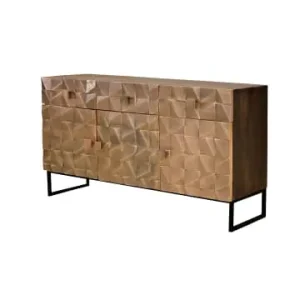 Billig Giner y Colomer Sideboard aus Mangoholz und Bronze in Brown günstig kaufen | limango