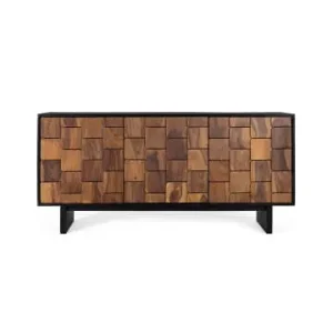 Giner y Colomer Sideboard aus Mangoholz mit drei Türen 160 cm in Brown günstig kaufen | limango Kostenloser Rückversand
