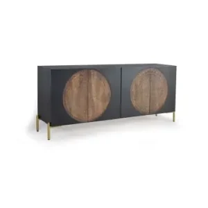 Heißes Angebot Giner y Colomer Sideboard aus Mangoholz und Metall in Brown günstig kaufen | limango