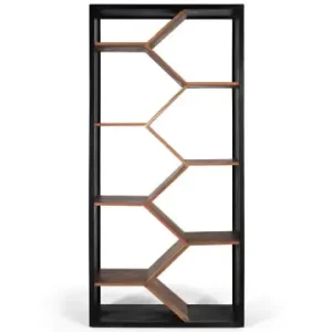 Giner y Colomer Bücherregal aus massivem Mangoholz mit modernem, geometrischem Design in Brown günstig kaufen | limango Sofort Bestellen