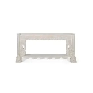 Giner y Colomer Konsole aus gealtertem weißem Mangoholz in White günstig kaufen | limango Bestseller