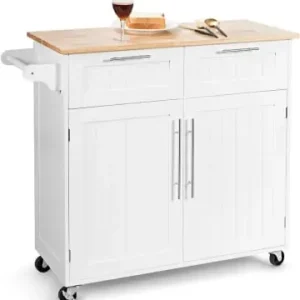Versand Am Gleichen Tag COSTWAY Servierwagen in Weiß günstig kaufen | limango