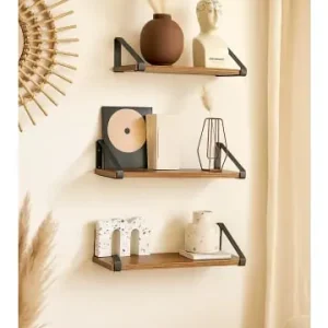 Direkt Vom Hersteller möbel-direkt Wandregal-Set 3teilig Jonas in braun günstig kaufen | limango