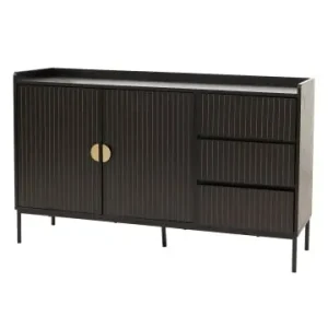 Ausverkauf MCW Sideboard O39, Holzoptik schwarz günstig kaufen | limango