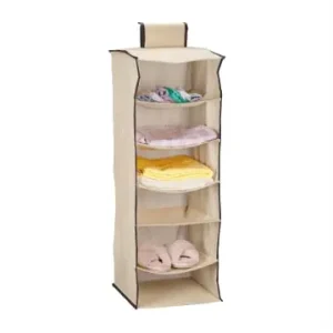 relaxdays Kleiderschrank-Hängeregal in Beige - (B)32 x (H)96 x (T)31 cm günstig kaufen | limango Neu