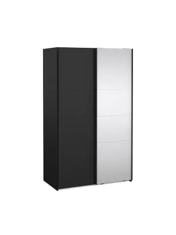 ebuy24 Schiebetürenschrank Catania (2-türig) Schwarz 119 x 67 cm günstig kaufen | limango Schneller Versand