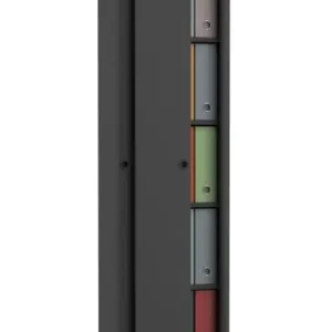 Aktuell VCMBüroschrank Schiebetüren Aktenschrank Ulas 5fach in Anthrazit günstig kaufen | limango