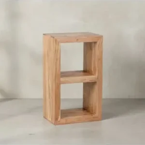 KADIMA DESIGN Rustikales Standregal aus Massivholz, vielseitig nutzbar, handgefertigt in Beige günstig kaufen | limango Kracherpreis