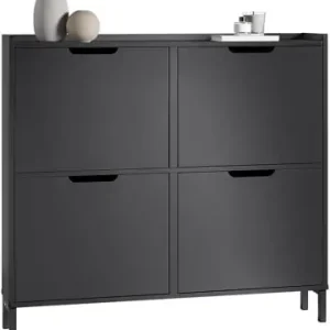 SoBuy Schuhkipper in Schwarz - (B)100 x (H)90 x (T)19cm günstig kaufen | limango Bestseller