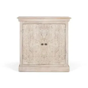 Giner y Colomer Sideboard mit zwei Türen handgefertigt aus Mangoholz in Beige günstig kaufen | limango Jetzt Bestellen