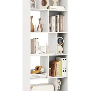 Preisreduziert COSTWAY Bücherregal 5 Ebenen 60 x 25 x 160 cm in Weiß günstig kaufen | limango