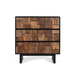 Top-Angebot Giner y Colomer Kommode aus massivem Mangoholz und Metallrahmen in Brown günstig kaufen | limango