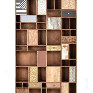 Giner y Colomer Bücherregal aus Mangoholz in Multicolored günstig kaufen | limango Top-Preis