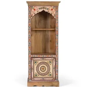 Giner y Colomer Bücherregal aus Mangoholz mit handgemalten Blumendetails in Brown günstig kaufen | limango Sale