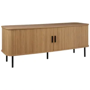 Beliani TV-Möbel BRADLEY in Braun/Schwarz - (W) 150 x (H) 58 x (L) 45 cm günstig kaufen | limango Sonderaktion