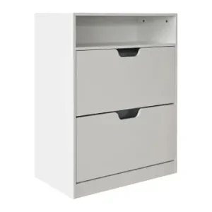 Sichere Zahlung relaxdays Schuhschrank in Weiß - (B)80 x (H)102 x (T)24 cm günstig kaufen | limango