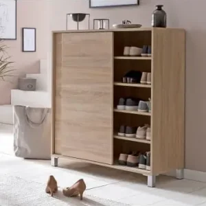 Neue Ware KADIMA DESIGN Schuhschrank WL5.713 Holz 100x108x37,5 cm Ablage Hoch, Design in Sonoma günstig kaufen | limango