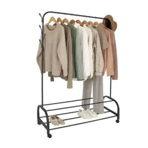 Sonderangebot relaxdays Kleiderständer in Schwarz - (B)110 x (H)160 x (T)40 cm günstig kaufen | limango