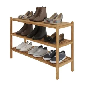 Echt relaxdays Schuhregal in Natur - (B)69 x (H)46 x (T)26 cm günstig kaufen | limango