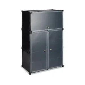 relaxdays Schuhschrank in Schwarz - (B)61,5 x (H)94 x (T)31,5 cm günstig kaufen | limango Aktuell