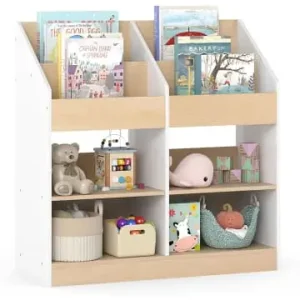 Neue Kollektion COSTWAY Bücherregal Kinder 80 x 29,5 x 80 cm in Weiß günstig kaufen | limango