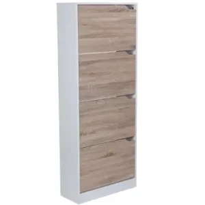 Highlight FineBuy Schuhschrank in Weiß / Spanplatte / 60x24x150 günstig kaufen | limango