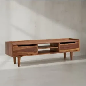 KADIMA DESIGN Lowboard Massivholz 145x43x35 cm TV-Kommode mit zwei Türen, günstig kaufen | limango Jetzt Bestellen