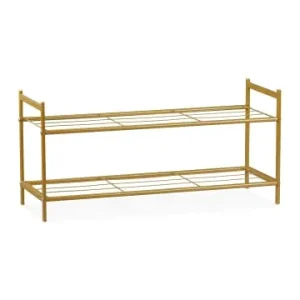 Kostenloser Rückversand relaxdays Schuhregal in Gold günstig kaufen | limango