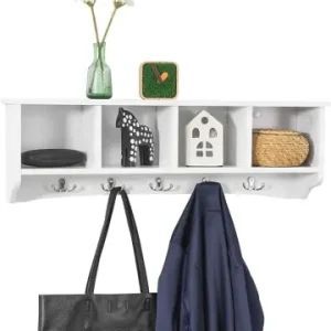 Neu SoBuy Wandgarderobe in Weiß - (B)73 x (H)24 x (T)16cm günstig kaufen | limango