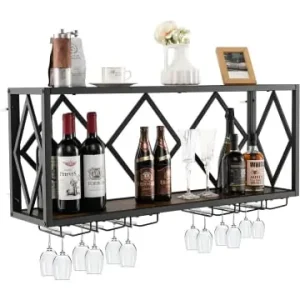 COSTWAY Weinregal Wand in Braun günstig kaufen | limango Letzte Chance