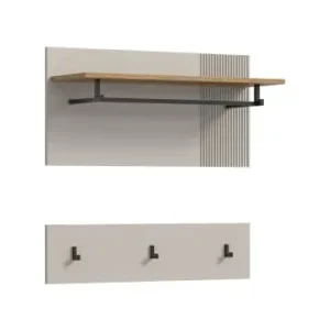 Top-Seller ebuy24 Wandgarderobe Slide Kaschmir 80 x 28 cm günstig kaufen | limango