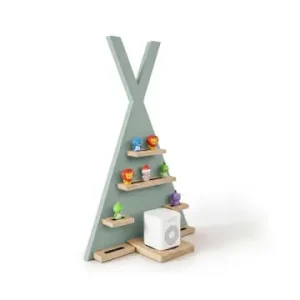 relaxdays Toniebox Regal "Zelt" in Salbei - (B)49 x (H)69 x (T)9 cm günstig kaufen | limango Neue Kollektion