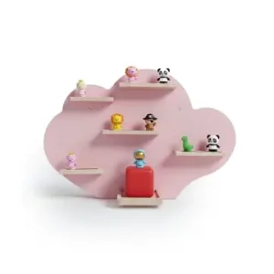 relaxdays Toniebox Regal "Wolke" in Rosa - (B)61 x (H)40 x (T)17 cm günstig kaufen | limango Heißes Angebot