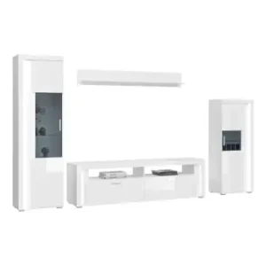 ebuy24 Regal Skylight Weiß Und Beige 351 x 46 cm günstig kaufen | limango Online Kaufen