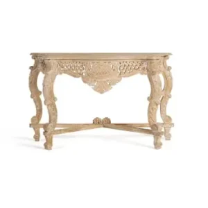 Solange Der Vorrat Reicht Giner y Colomer Konsole aus Mangoholz in Beige günstig kaufen | limango