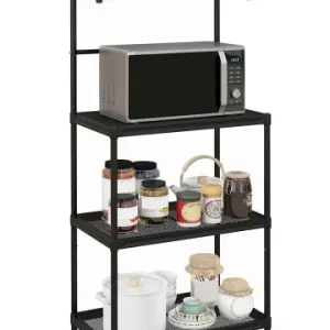 COSTWAY Mikrowellenregal in Schwarz günstig kaufen | limango Ausverkauf