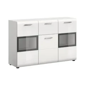 Schneller Versand ebuy24 Sideboard Ice Weiß 125 x 37 cm günstig kaufen | limango
