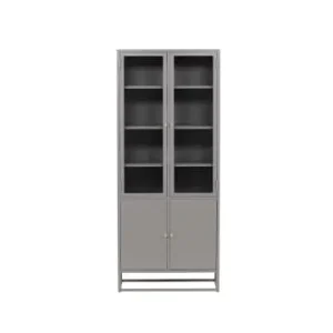 ebuy24 Vitrinenschrank Bakal Hellgrau 80 x 41 cm günstig kaufen | limango Billig