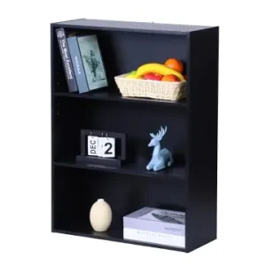 relaxdays Bücherregal in Schwarz - (B)60 x (H)82 x (T)24 cm günstig kaufen | limango Preisknaller