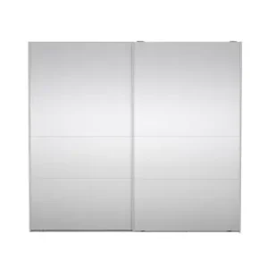 Online Kaufen ebuy24 Schiebetürenschrank Catania (2-türig) Weiß 244 x 67 cm günstig kaufen | limango