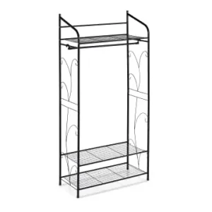 relaxdays Kleiderständer in Schwarz - (B)78 x (H)161 x (T)36 cm günstig kaufen | limango Angebot