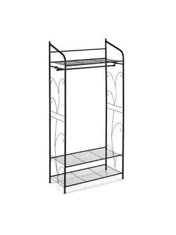 relaxdays Kleiderständer in Schwarz - (B)78 x (H)161 x (T)36 cm günstig kaufen | limango Angebot