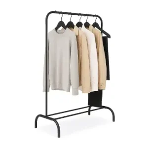 Knallerangebot relaxdays Kleiderständer in Schwarz - (B)110 x (H)150 x (T)40 cm günstig kaufen | limango