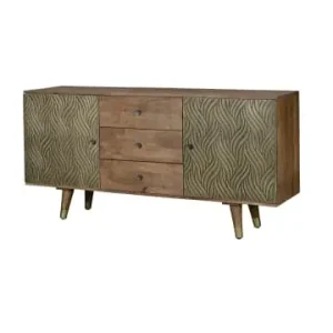 Bestseller Giner y Colomer Sideboard aus Mangoholz und Bronze in Brown günstig kaufen | limango