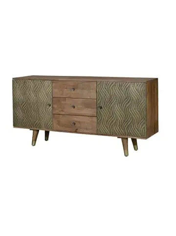 Bestseller Giner y Colomer Sideboard aus Mangoholz und Bronze in Brown günstig kaufen | limango