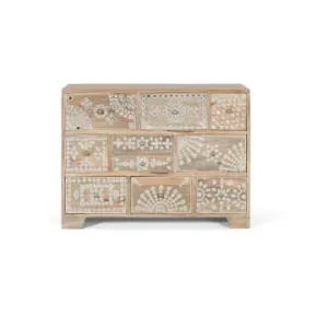 Giner y Colomer Kommode mit zehn Schubladen aus Mangoholz in Brown günstig kaufen | limango Schneller Versand