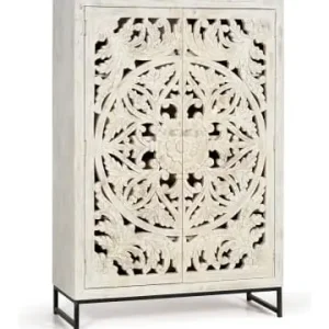 Preis Gesenkt Giner y Colomer Küchenhochschrank aus Mangoholz in White günstig kaufen | limango