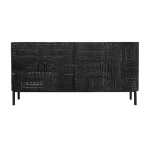 Direktkauf Giner y Colomer Sideboard aus Mangoholz und Eisenbeinen in Brown günstig kaufen | limango