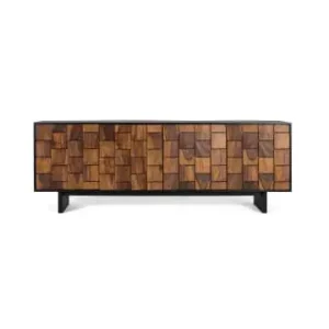Giner y Colomer Sideboard mit vier Türen aus Sheesamholz in Brown günstig kaufen | limango Neuheit